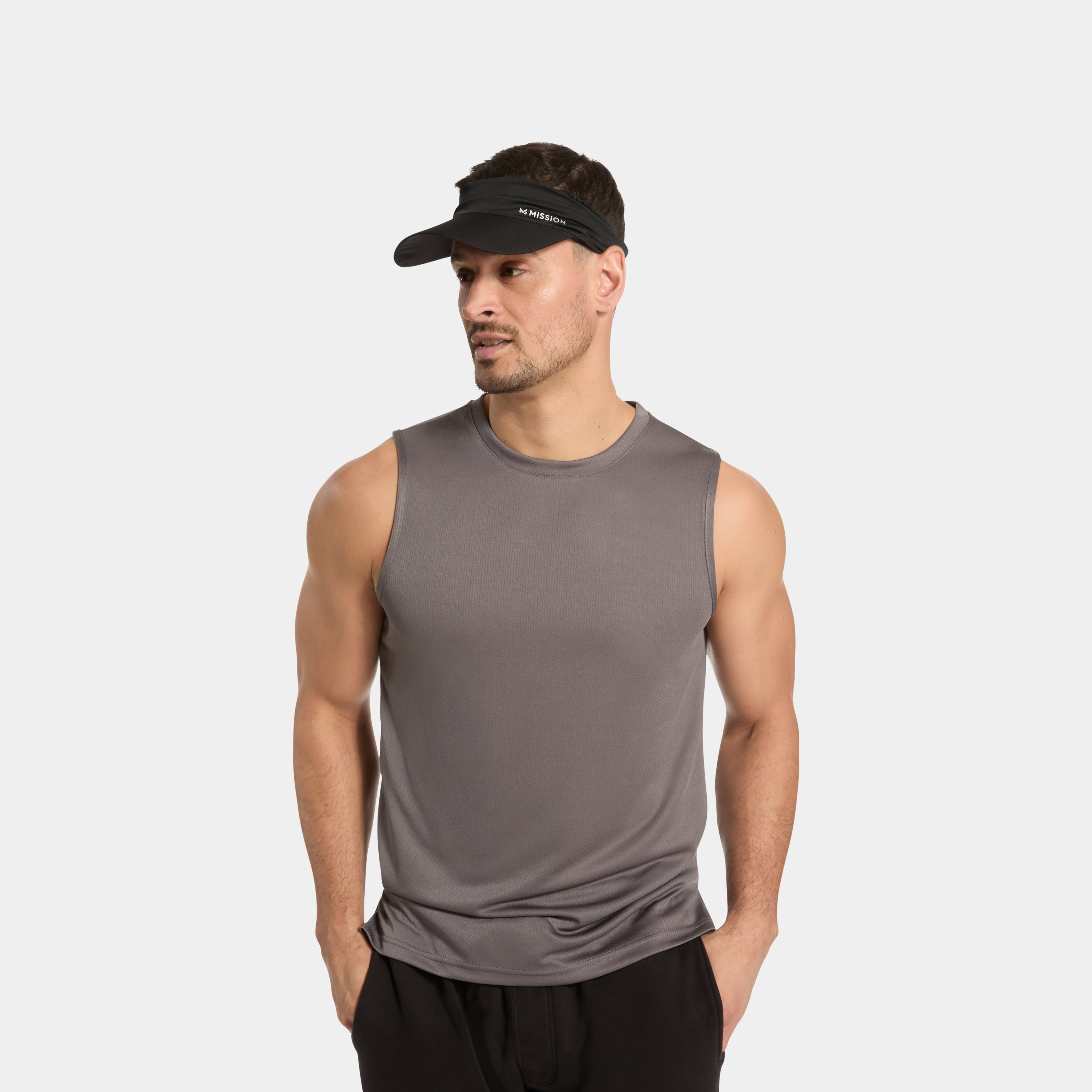 Cooling Stretch Visor Caps MISSION