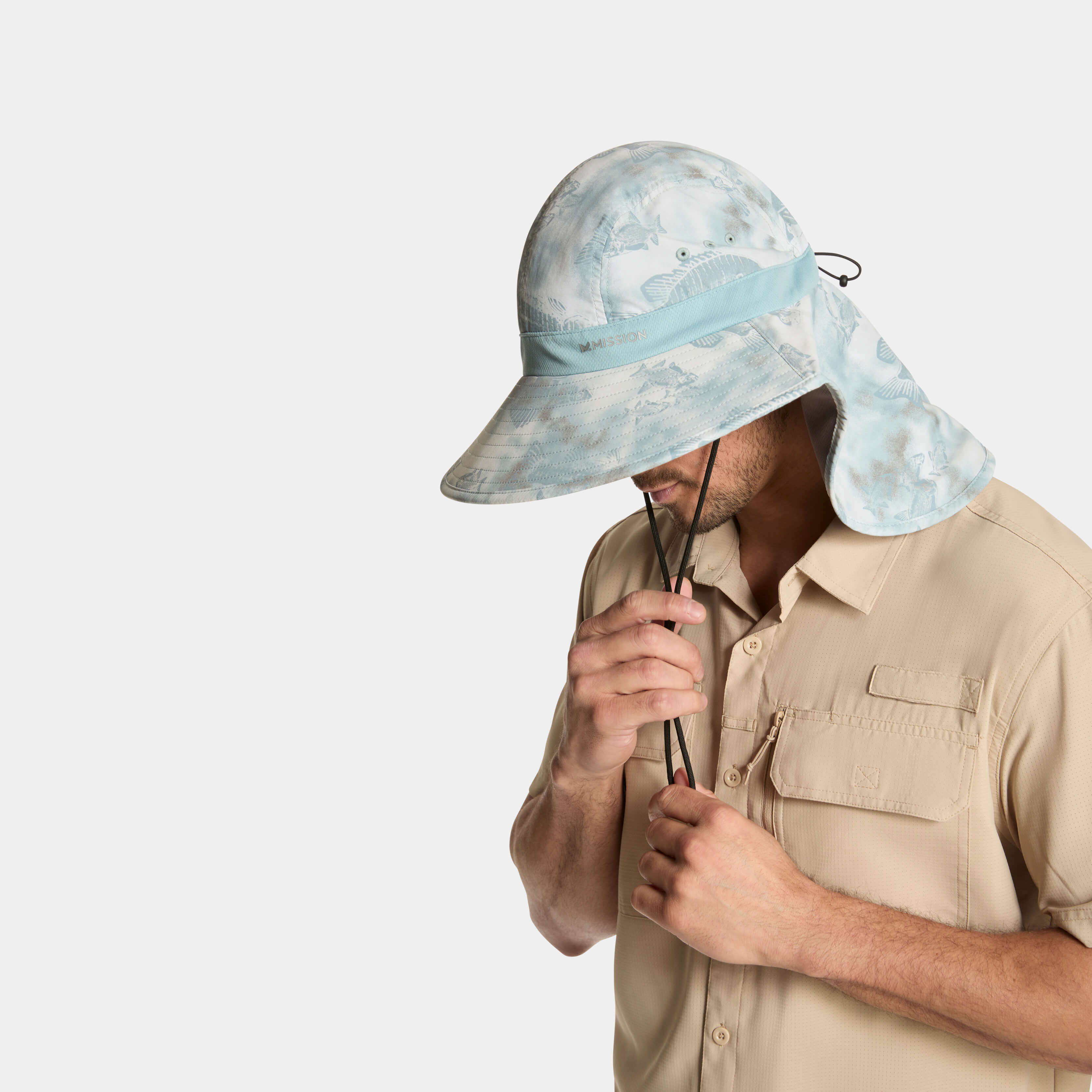 Cooling Sun Defender Hat Wide Brim Hats MISSION