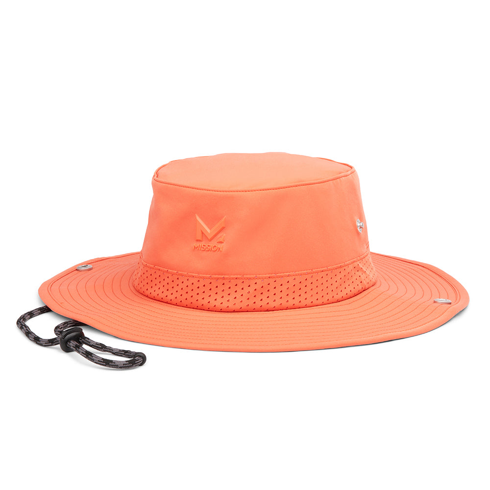 Cooling Apollo Bucket Hat Caps MISSION Burnt Sienna S/M