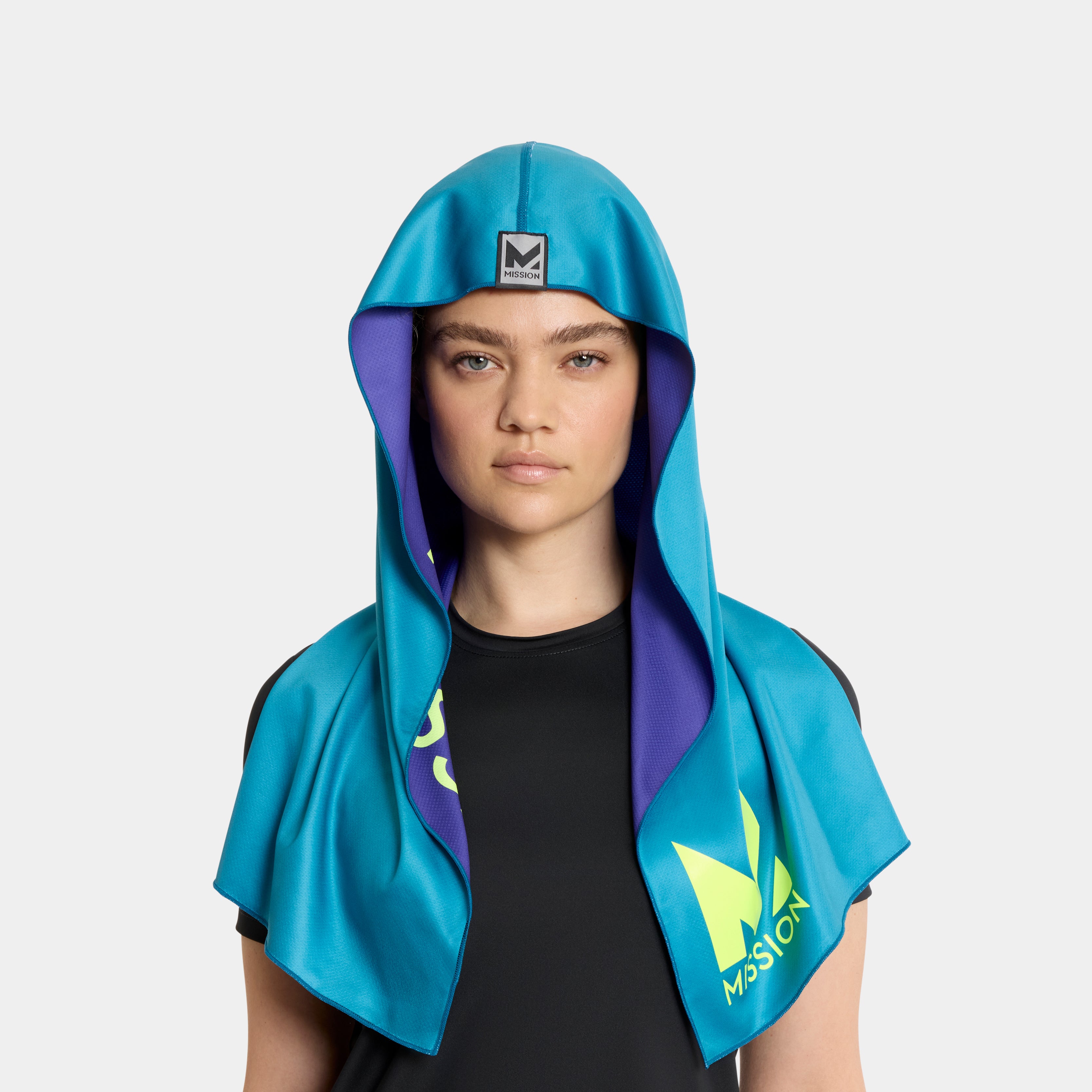 Reversible Cooling Hoodie Towel