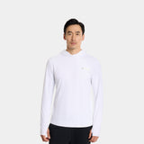 Men’s Cool Touch UPF Hoodie Shirts MISSION White M