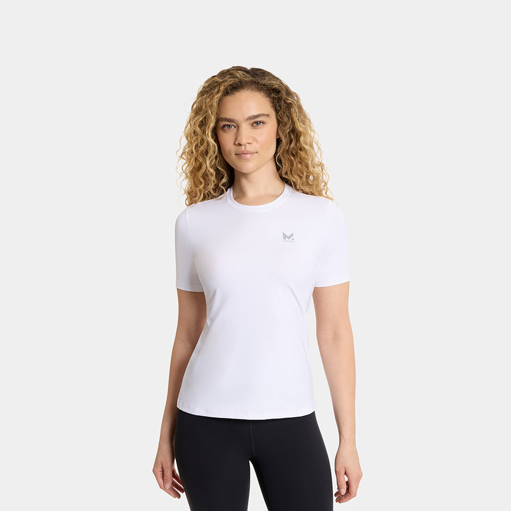 Women's Cool Touch Crewneck Shirt Shirts MISSION White S