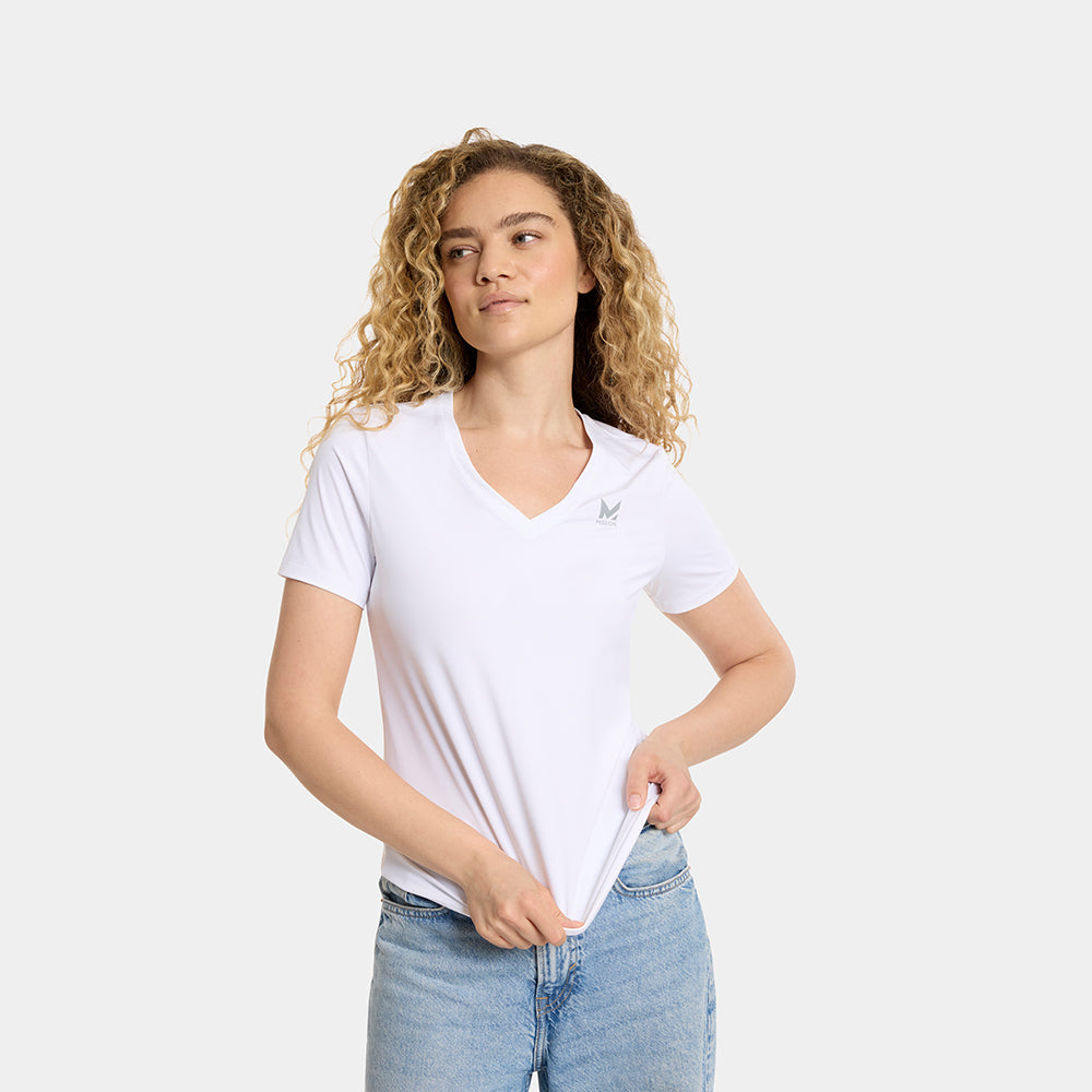 Women's Cool Touch V-Neck Shirt Shirts MISSION