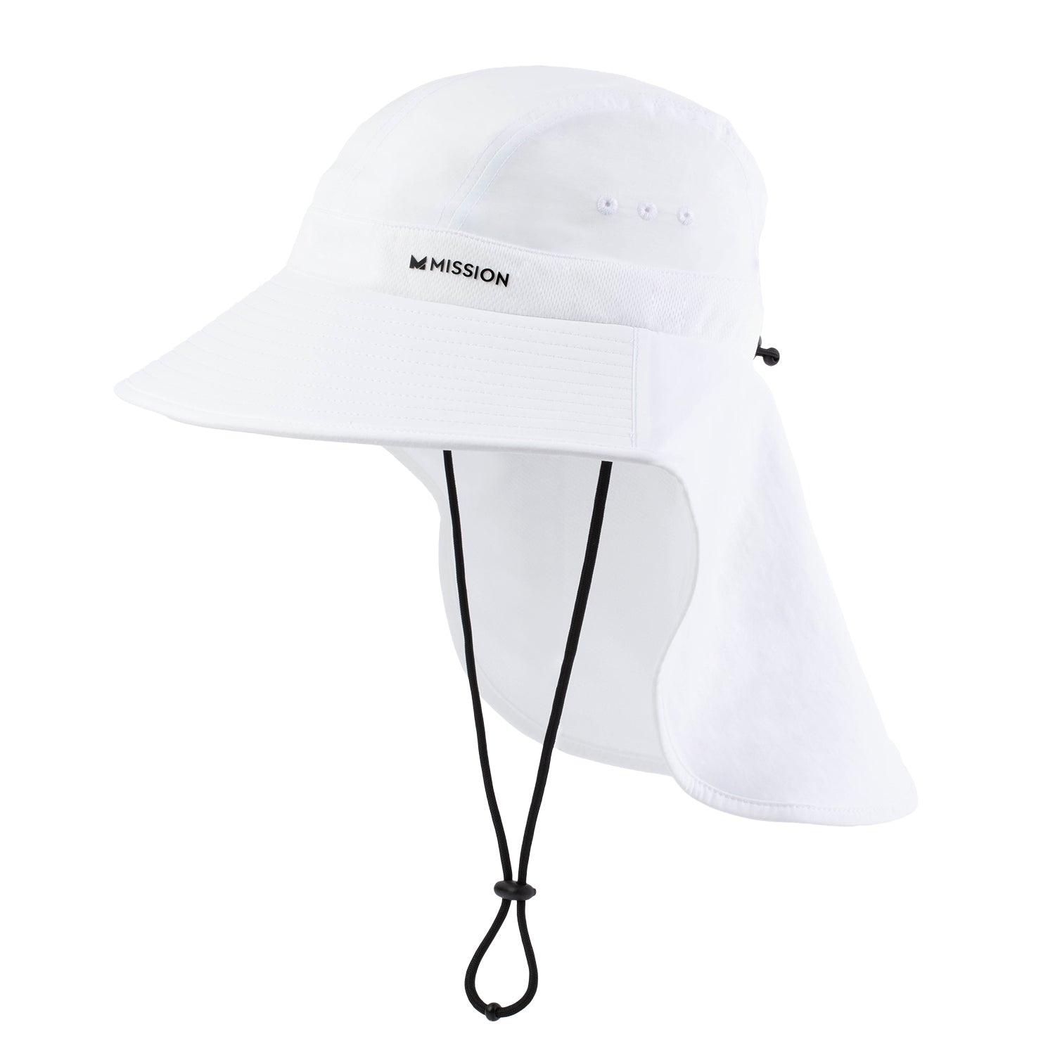 Cooling Sun Defender Hat Wide Brim Hats MISSION One Size White 