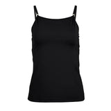 Women's Cool Essential Jersey Cami Shirts MISSION Black S