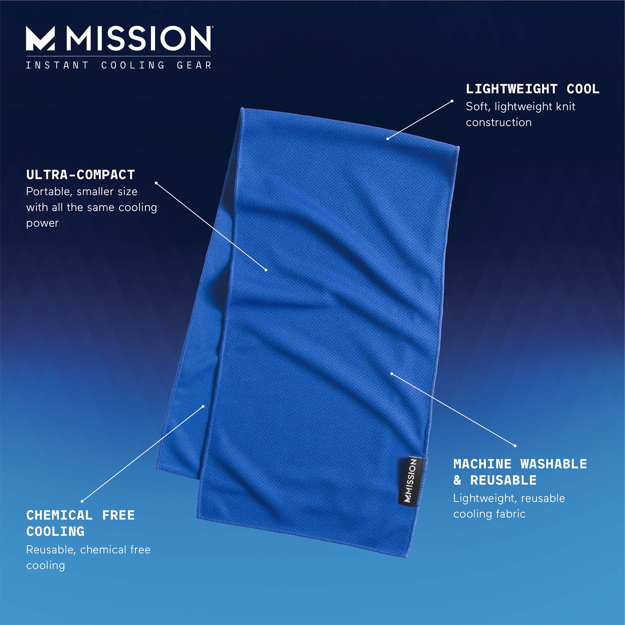 On-the-Go Cooling Towel Towels Mission   