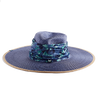 Cooling PermaStraw Hat Wide Brim Hats MISSION One Size Navy Mosaic
