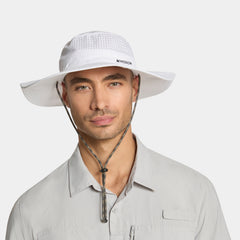 Cooling Boonie Hat Wide Brim Hats MISSION White One Size
