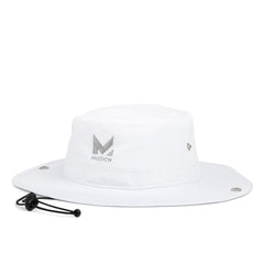 Cooling Bucket Hat Wide Brim Hats MISSION White S/M