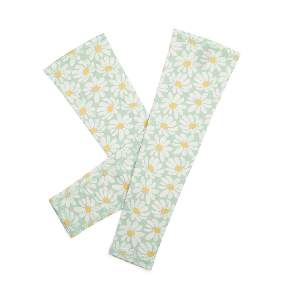 Cooling Sun Sleeves Accessories MISSION Drive me Daisy Laurel Green One Size