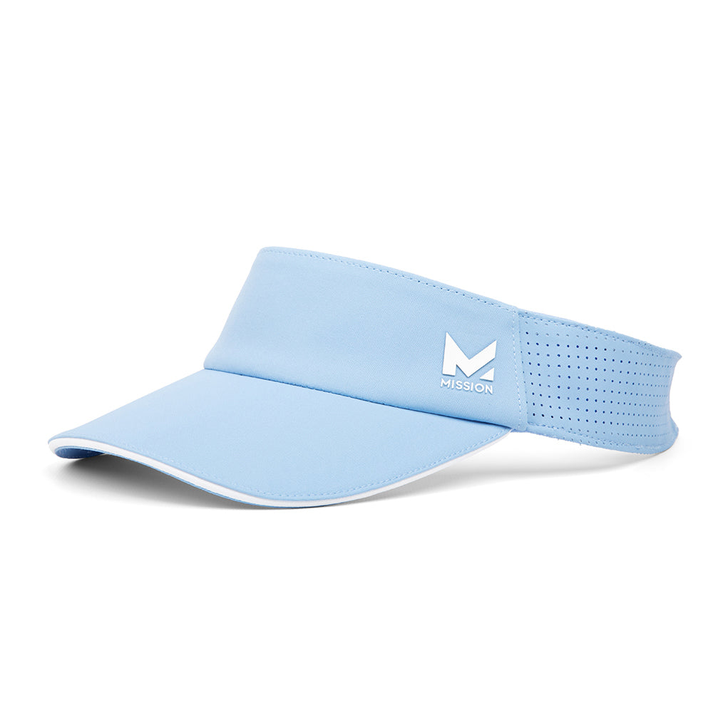 Cooling Structured Visor Caps MISSION Vista Blue One Size