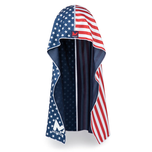 Cooling Hoodie Towel Hoodie Towel MISSION Black One Size