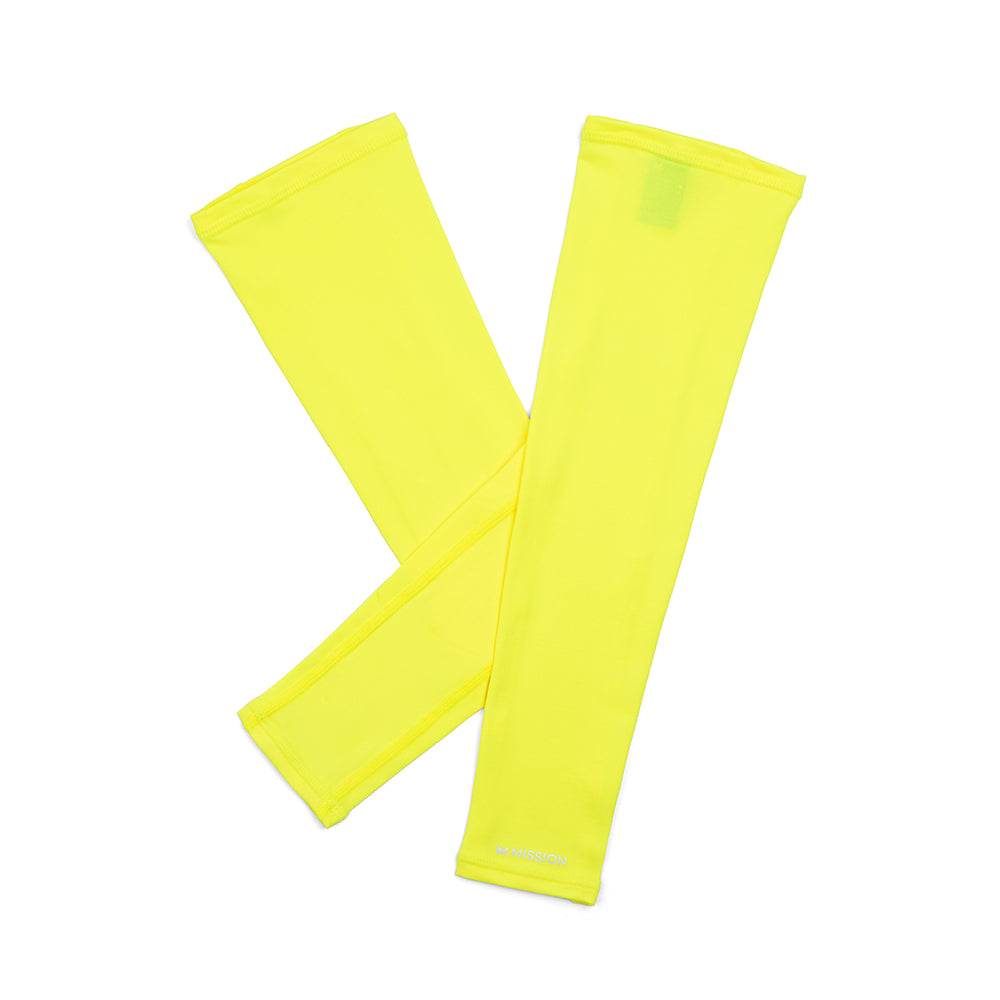 Cooling Sun Sleeves Accessories MISSION Safety Yellow One Size