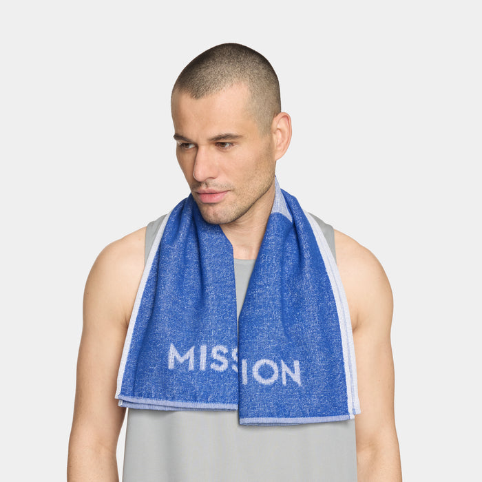 Enduracool+ Performance Towel Towels MISSION Cobalt Blue 15.75" X 35.5"