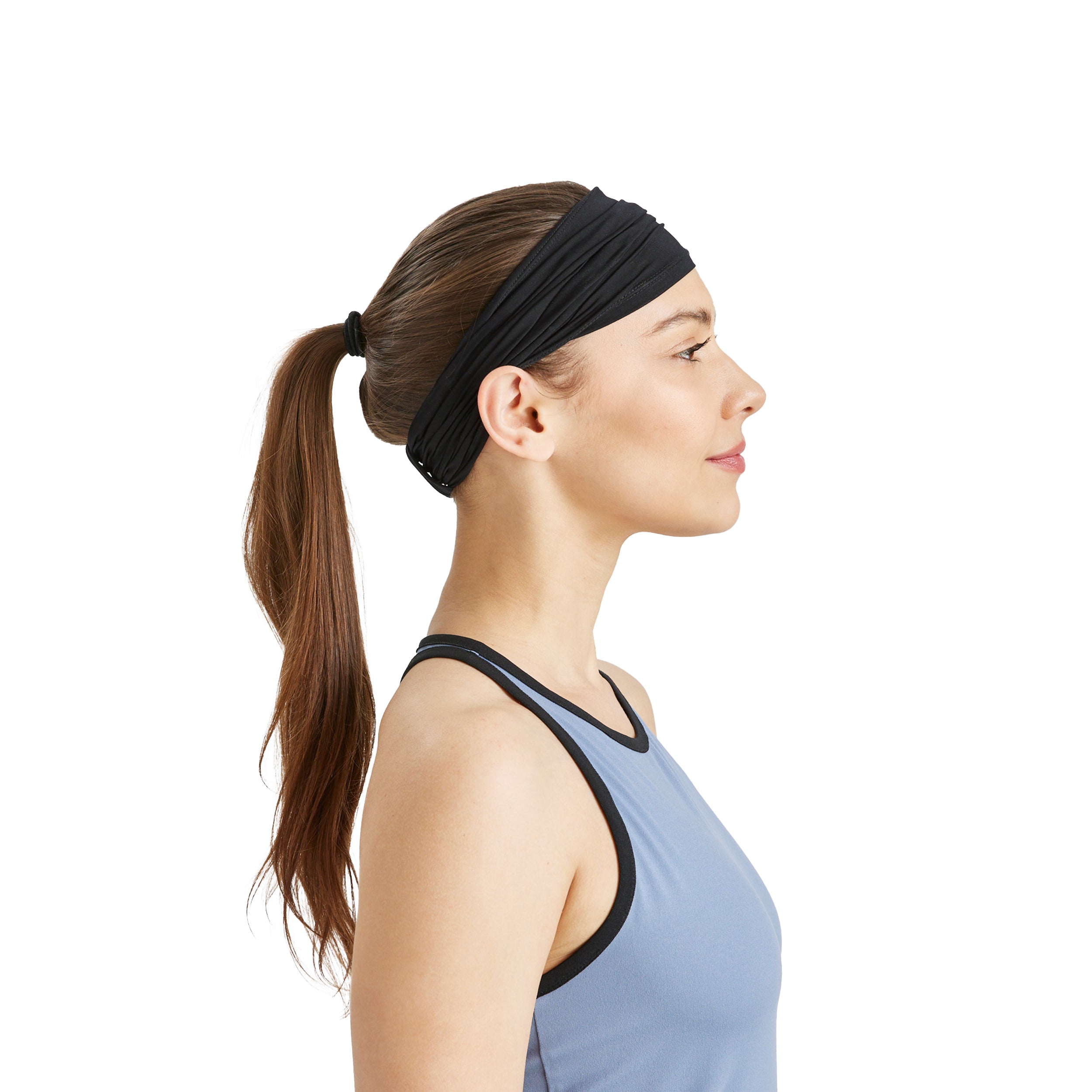 Cooling Gathered Headband Headbands MISSION