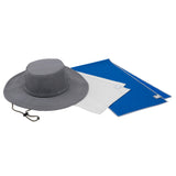 Cooling Boonie Hat and Max Plus Cooling Towel Caps MISSION Charcoal/Blue