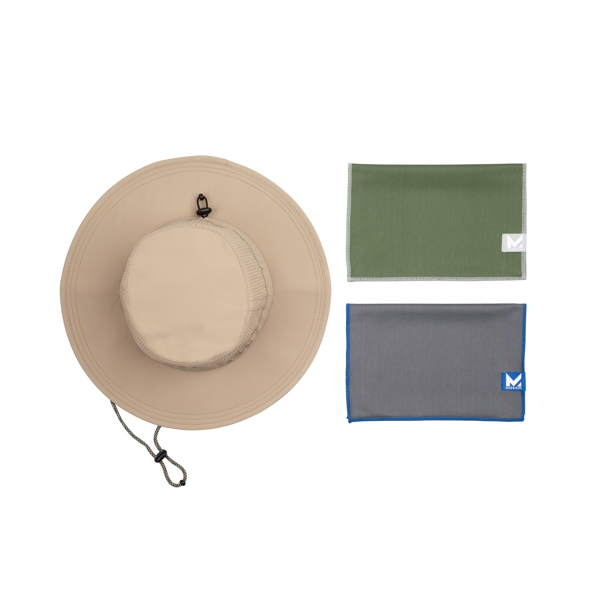 Cooling Boonie Hat and Max Plus Cooling Towel Caps MISSION