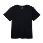 Black t-shirt on a white background