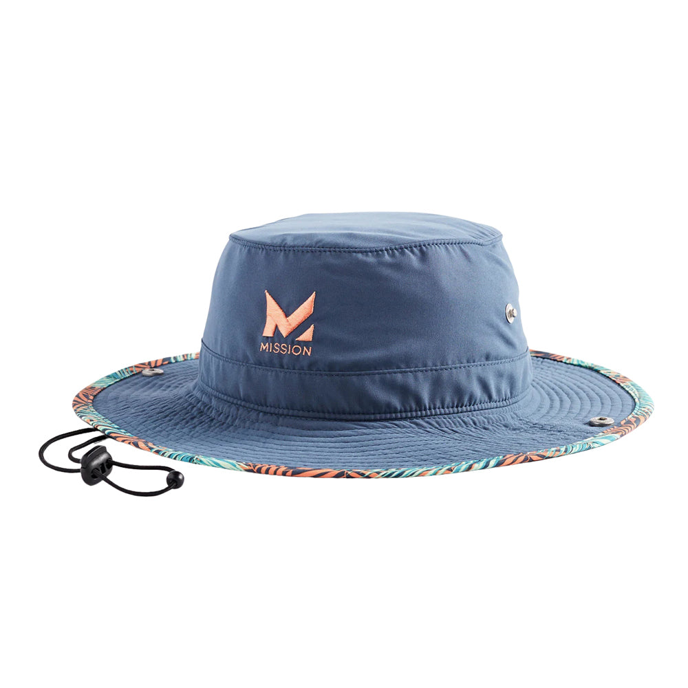 Cooling Bucket Hat Wide Brim Hats MISSION Sea Palm S/M