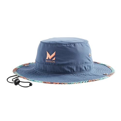 Cooling Bucket Hat Wide Brim Hats MISSION Sea Palm S/M