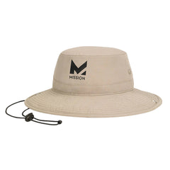 Cooling Bucket Hat Wide Brim Hats MISSION Khaki S/M