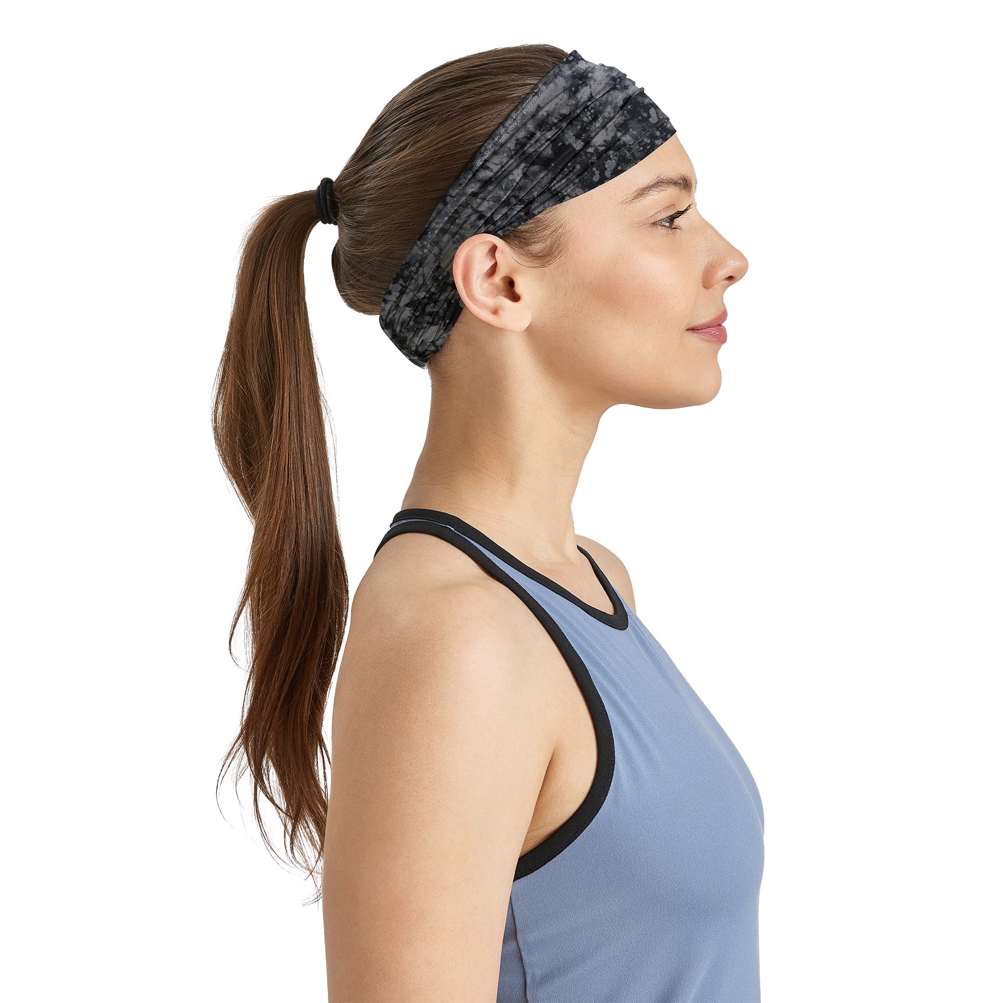 Cooling Gathered Headband Headbands MISSION