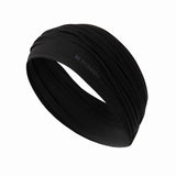 Cooling Gathered Headband Headbands MISSION Midnight One Size