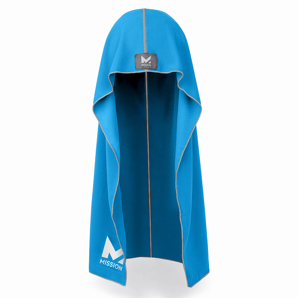Cooling Hoodie Towel Hoodie Towel MISSION Blue One Size
