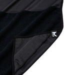 Black Mission cooling yoga mat on a white background