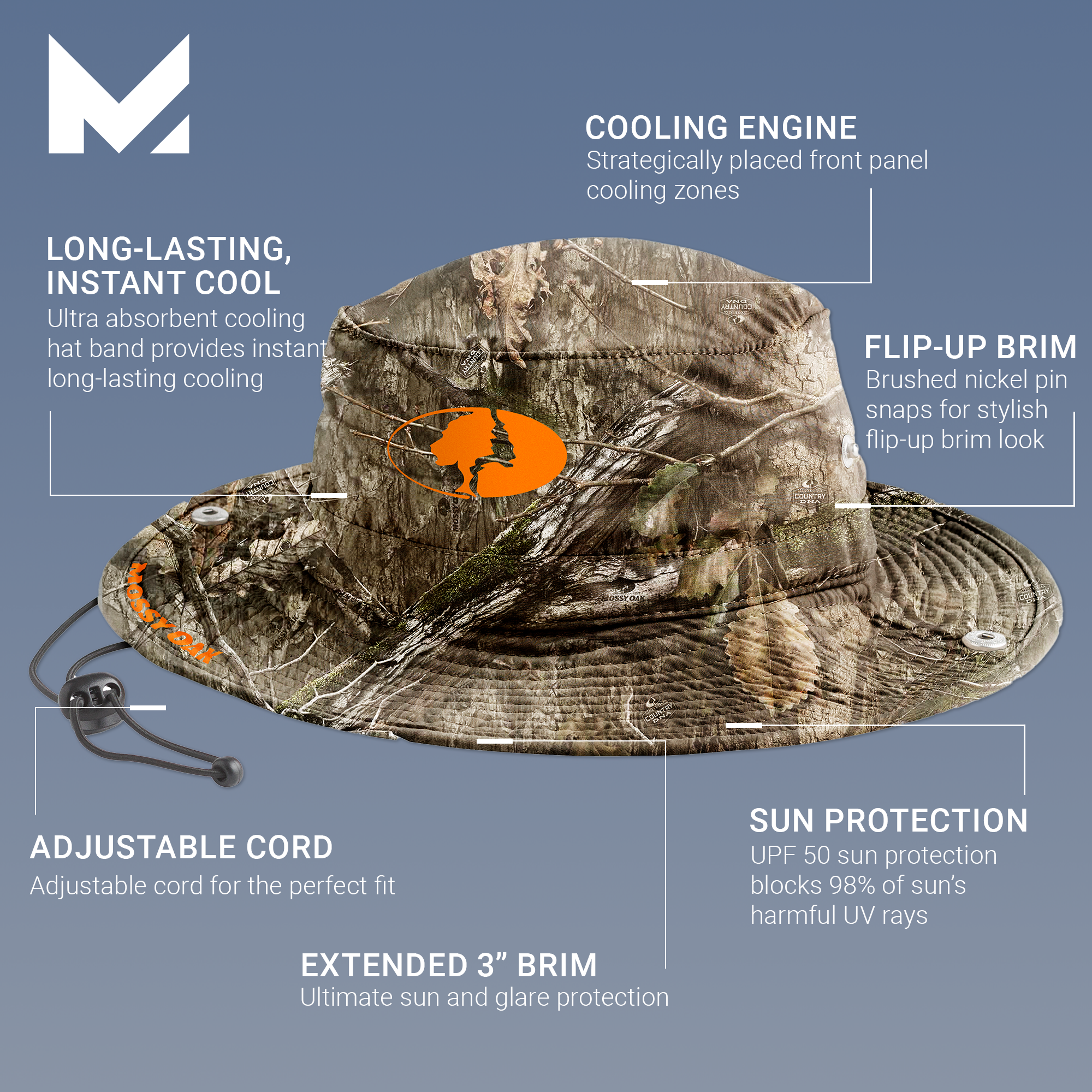 Mossy Oak™ Cooling Bucket Hat Cooling Bucket Hat Mission