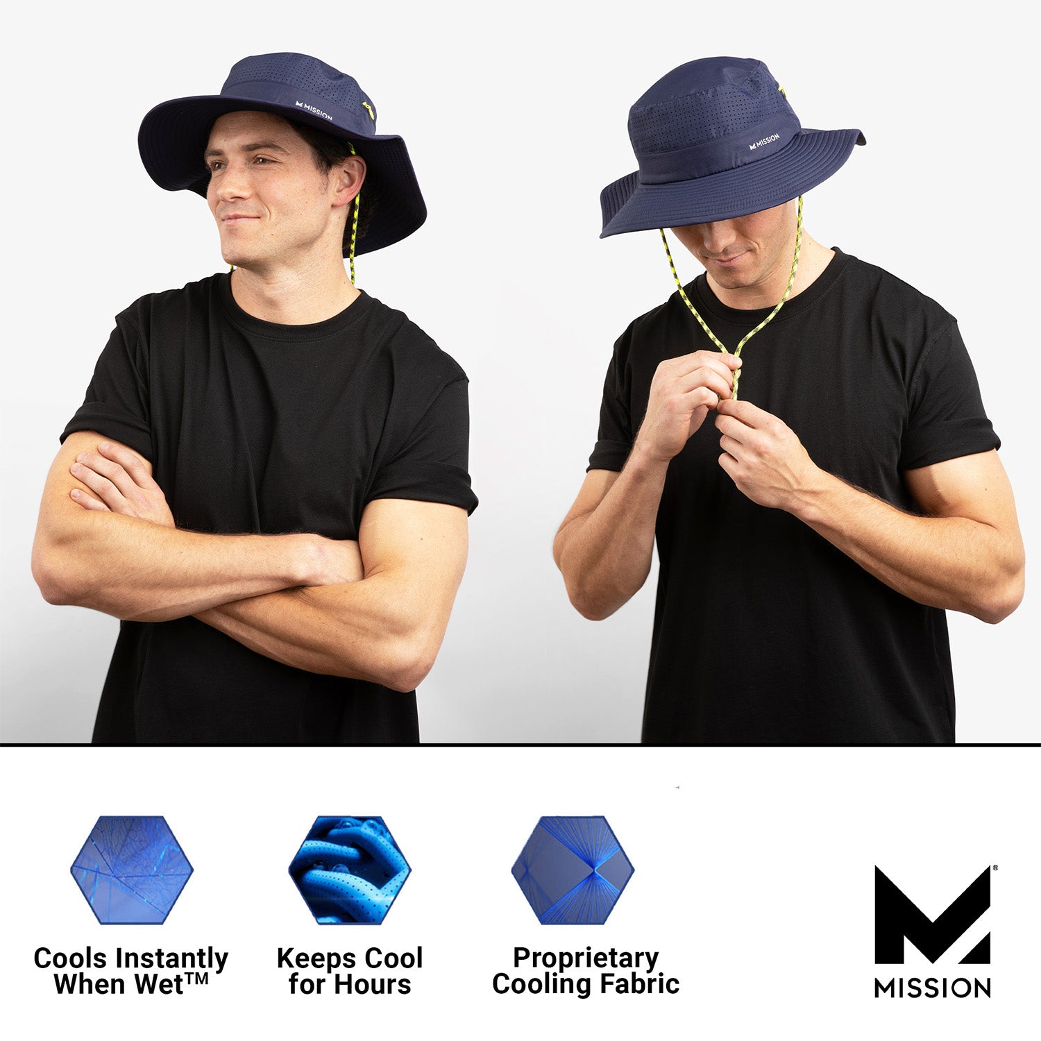 Mission Cooling Bell Bucket Hat