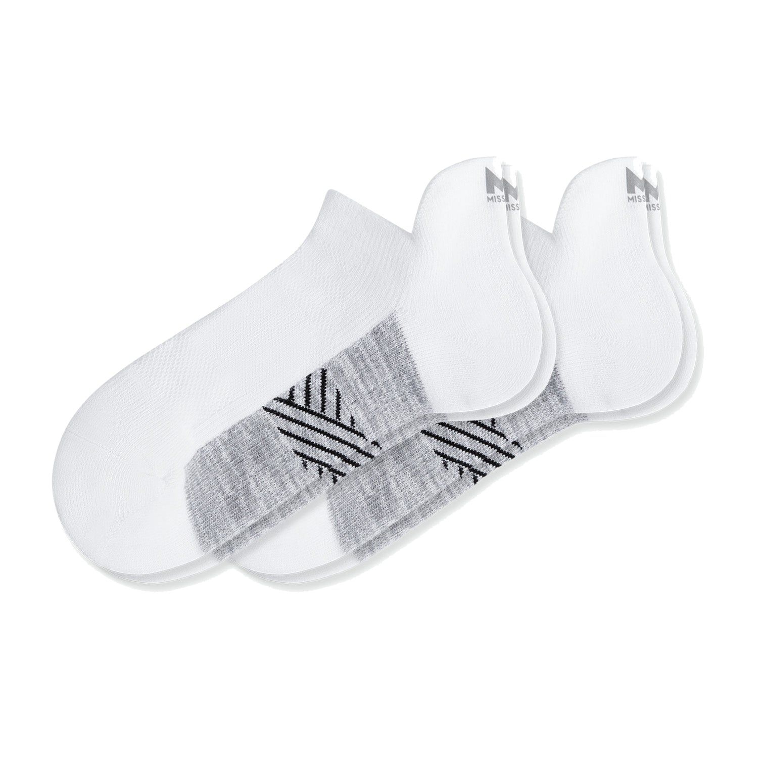 Pinnacle Dry Comfort Heel-Tab Sock Socks MISSION White M
