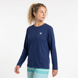 Cooling UPF Sun Shirt Shirts MISSION Navy S/M