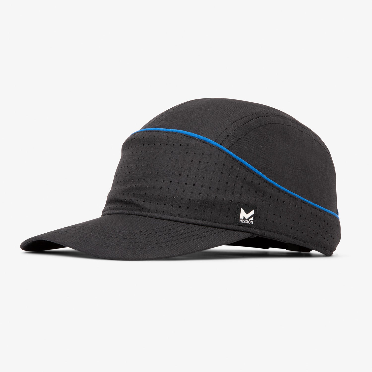 Cooling Racer Hat Caps MISSION One Size Black/Blue 