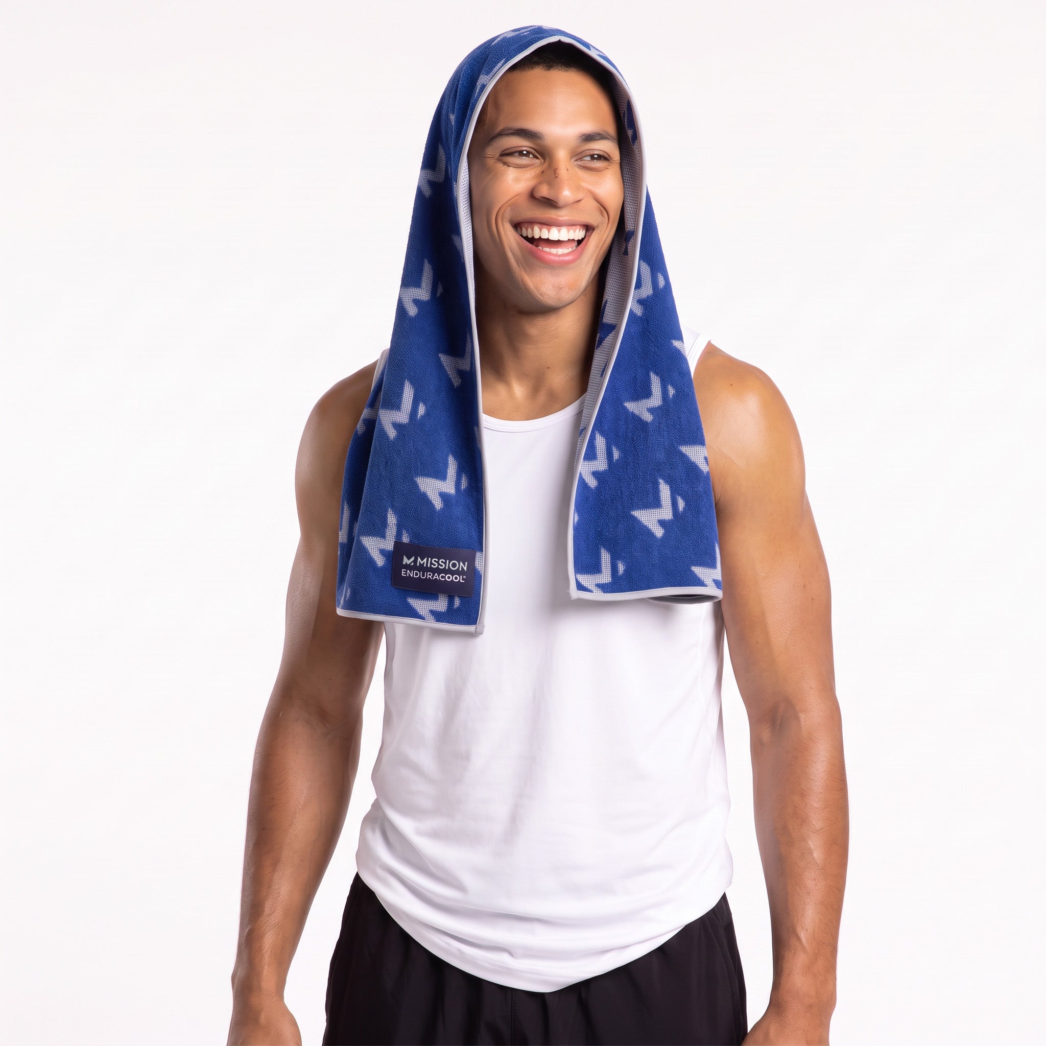 Enduracool+ Hoodie MISSION M Repeat Cobalt One size
