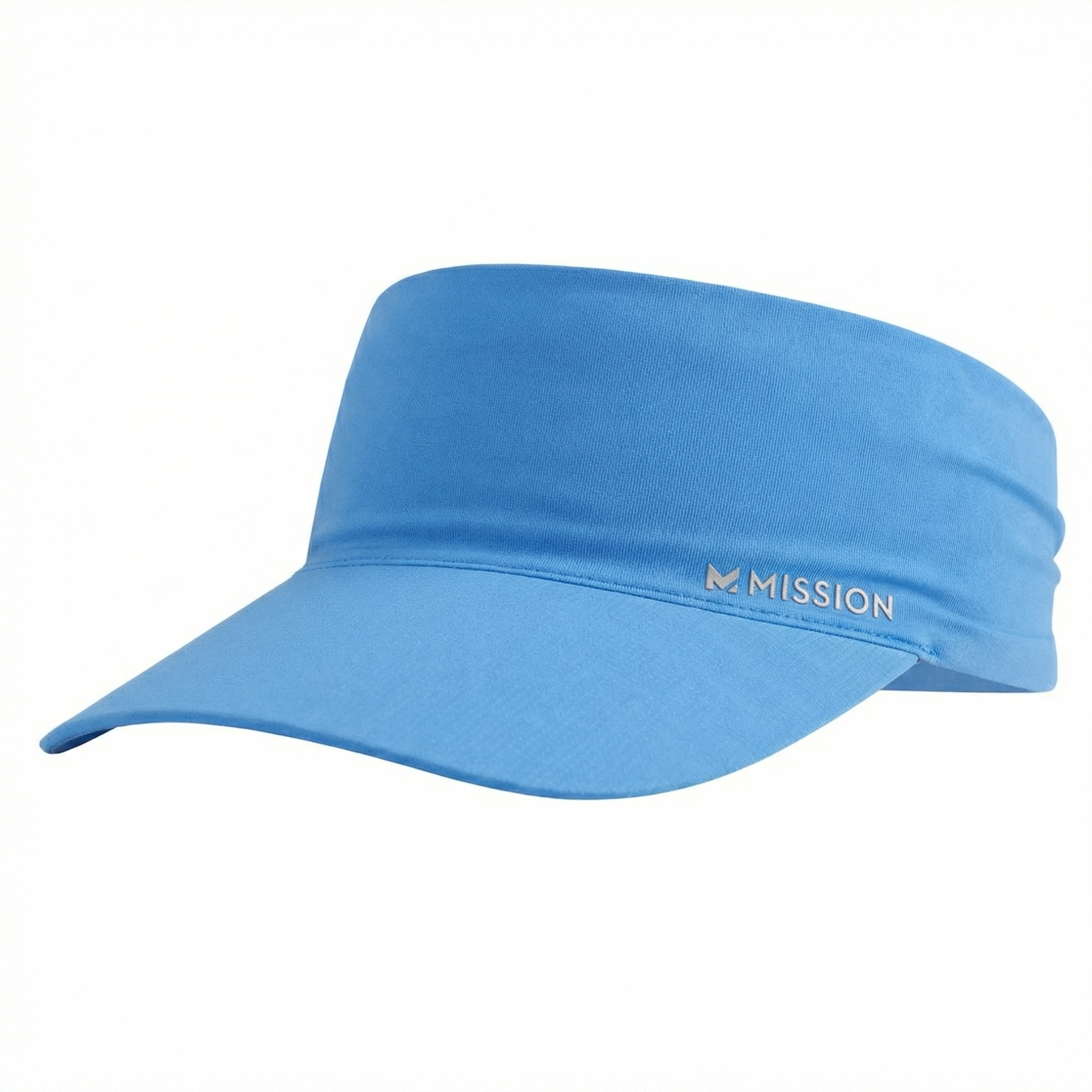 Missions Cooling Vibrant Blue visor on a white background
