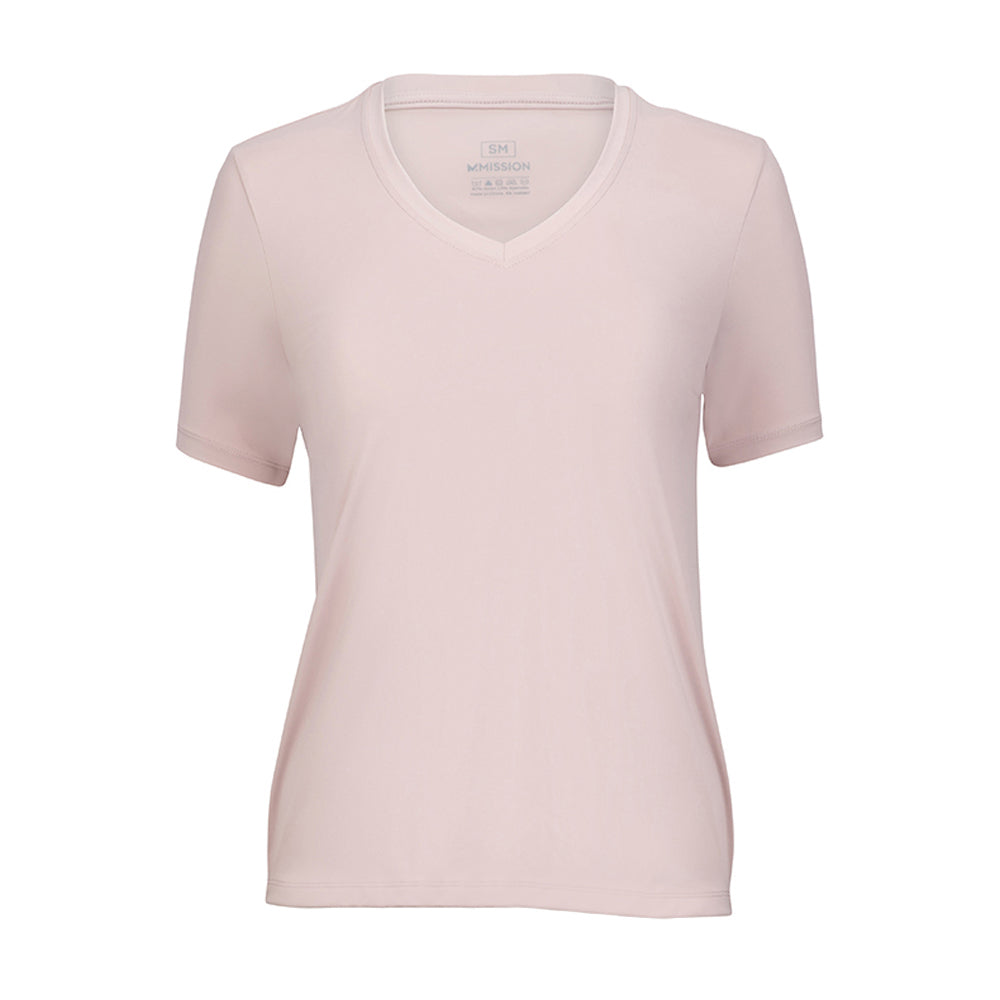Pink t-shirt on a white background