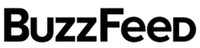 BuzzFeed logo in bold black text on a white background.