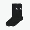Daily Cushion Crew Sock 2-Pack Socks MISSION M  (US 6-8) Black 