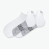 Daily Cushion Heel-Tab Sock 2-Pack Socks MISSION M  (US 6-8) White 