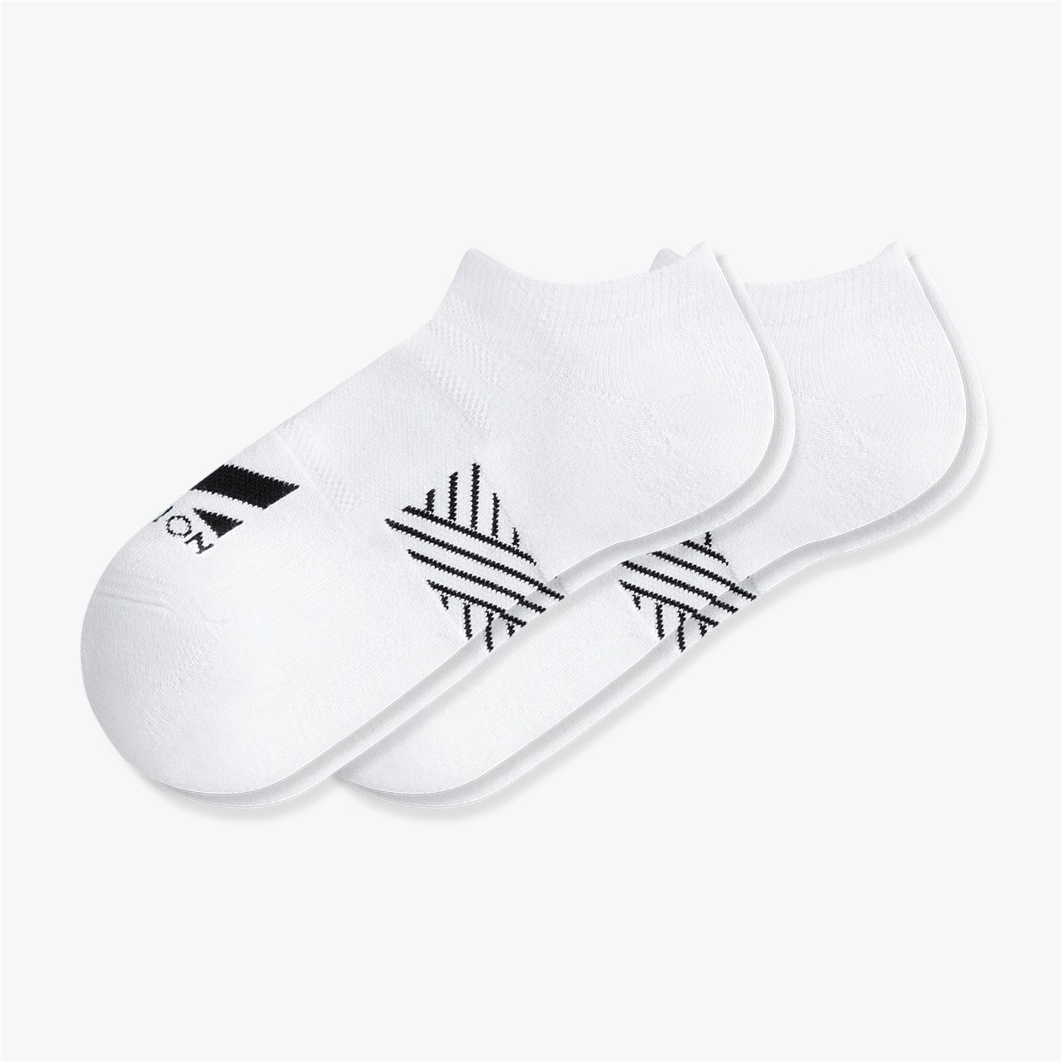 Daily Cushion Low Cut Sock 2-Pack Socks MISSION M  (US 6-8) White 