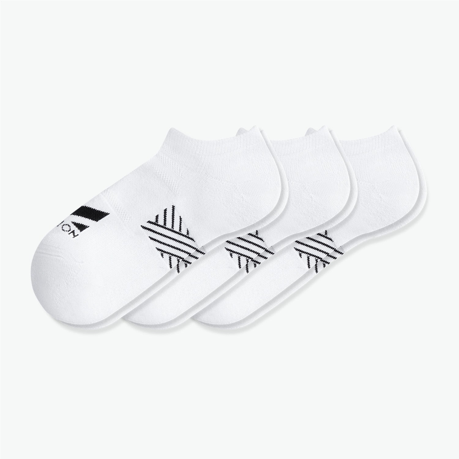 Daily Cushion Low Cut Sock 3-Pack Socks MISSION M  (US 6-8) White 