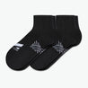 Daily Cushion Quarter Sock 2-Pack Socks MISSION M  (US 6-8) Black 