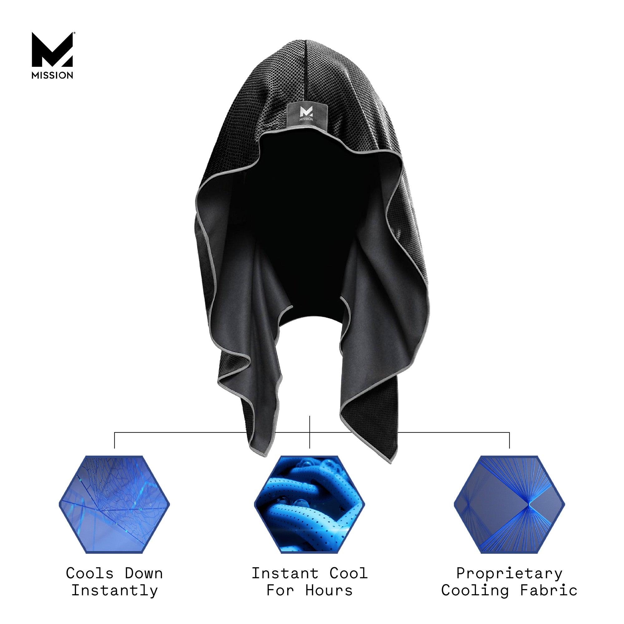 Cooling Hoodie Towel Hoodie Towel MISSION   
