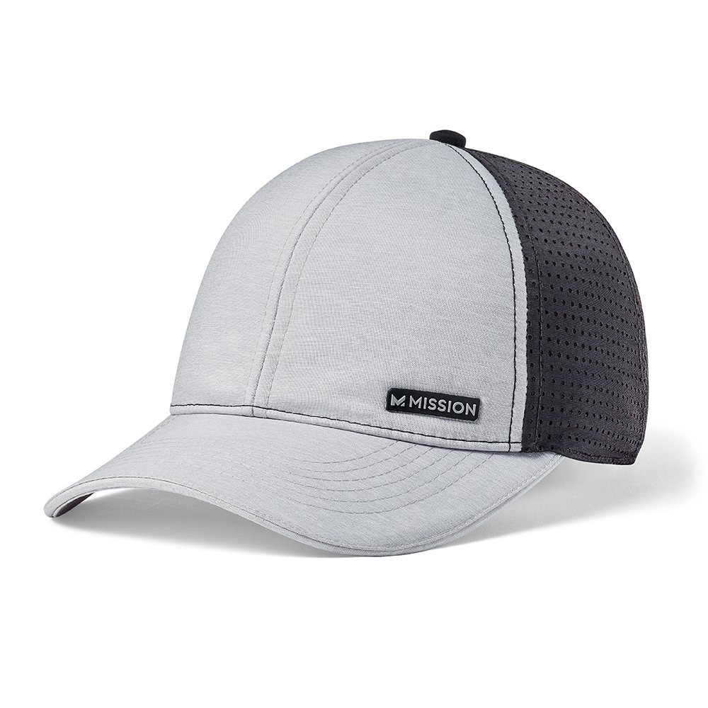 Cooling Apex Hat Caps MISSION One Size Alloy Heather / Black 