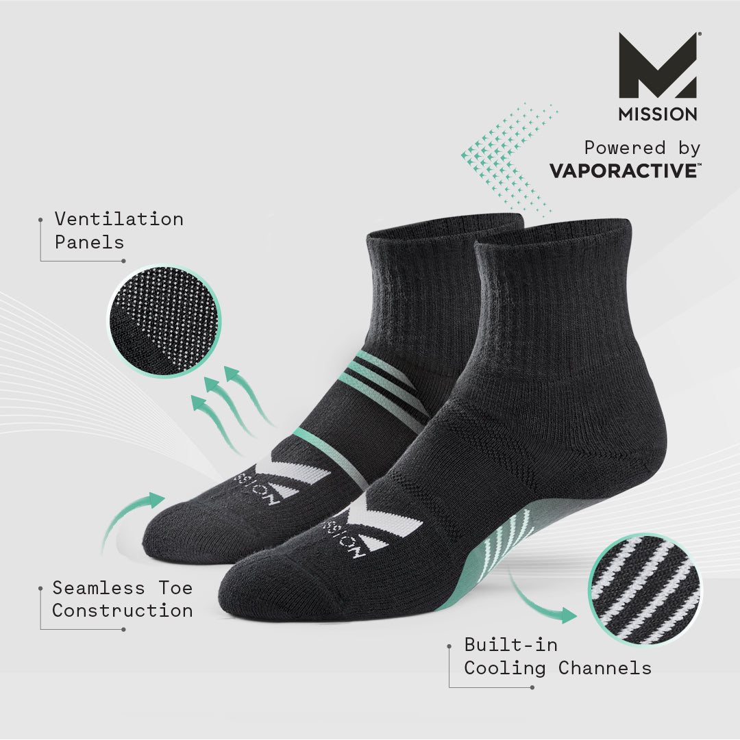 Lightweight Ankle Socks - 2 Pairs Socks MISSION   