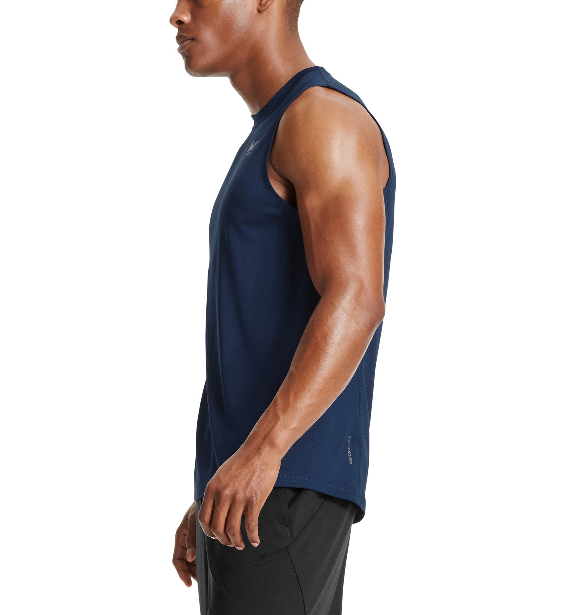 VaporActive Alpha Sleeveless T-Shirt | Estate Blue Shirts Mission   