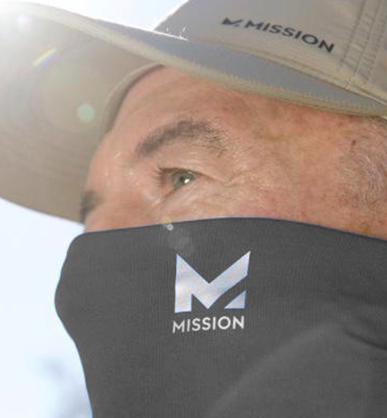 Max Plus Cooling Gaiter/Mask | Mirage Camo Mosstone Cooling Compact Neck Gaiter Mission   