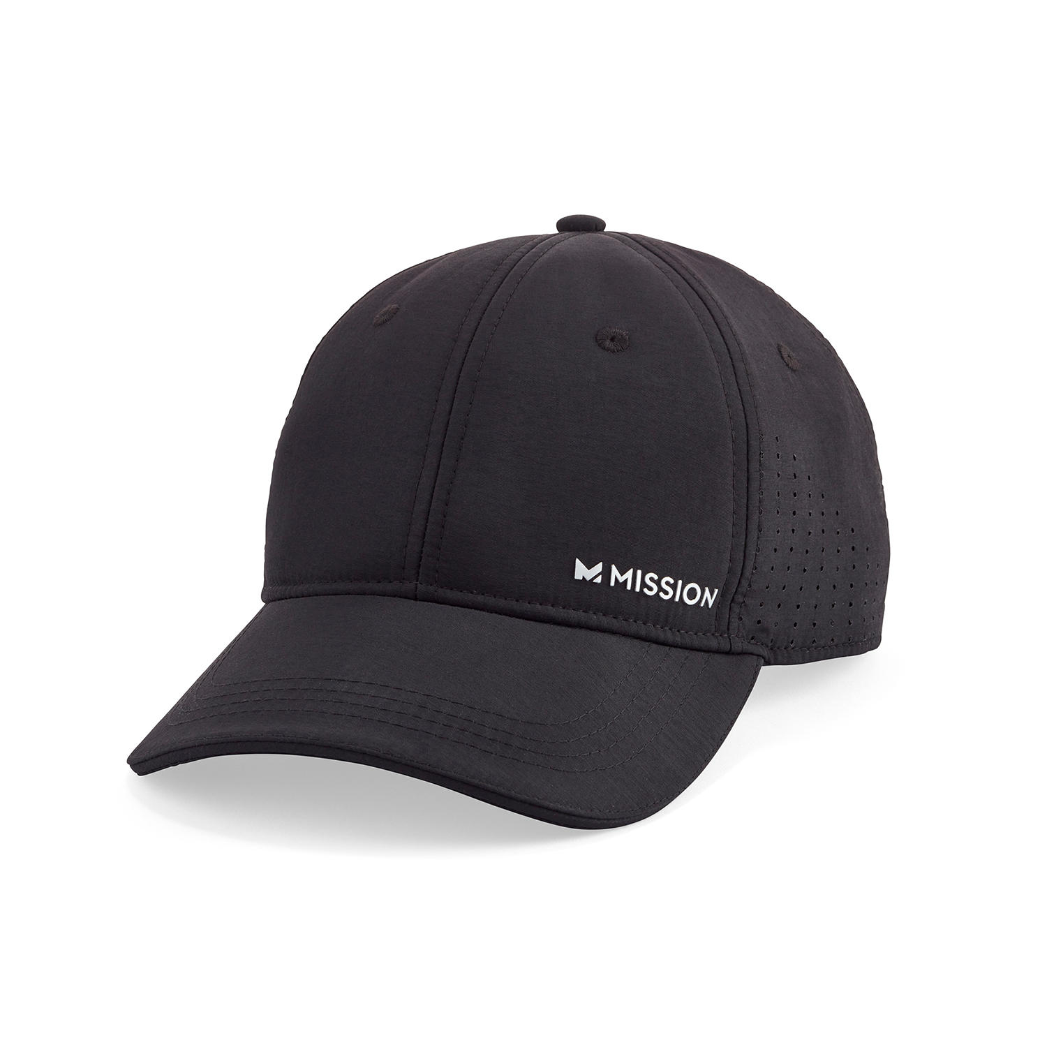 Cooling Vented Performance Hat Caps MISSION One Size Black 