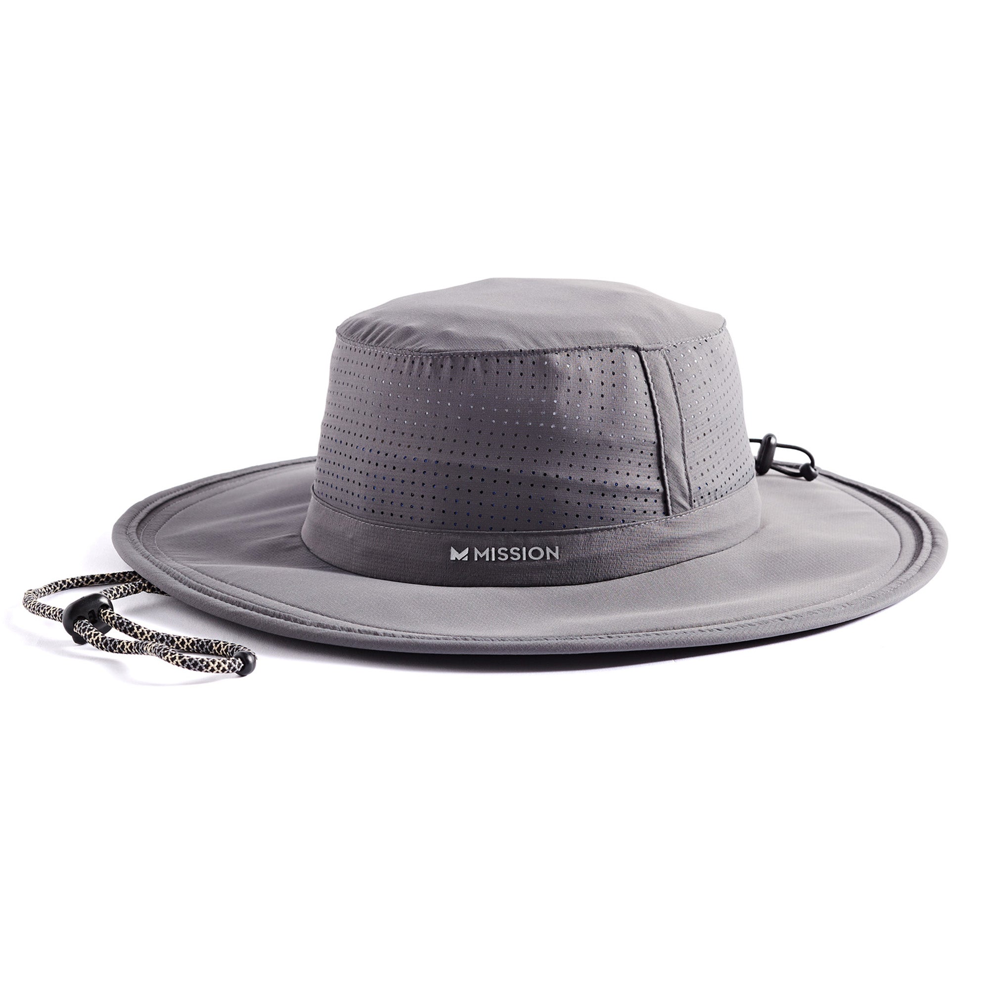 Cooling Boonie Hat Wide Brim Hats MISSION One Size Charcoal 